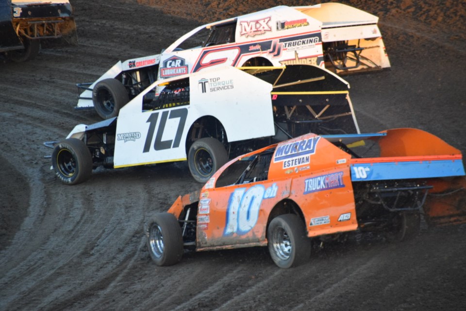 The Estevan Motor Speedway entertained fans during a regular program Friday night.