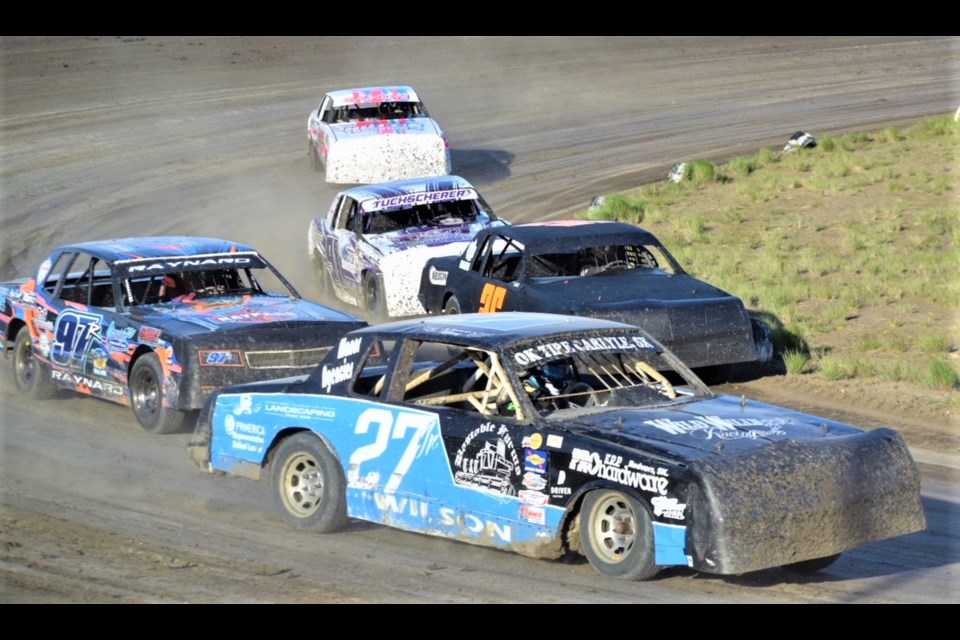 The Estevan Motor Speedway had plenty of action to entertain fans on Friday night. 