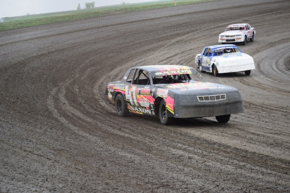 Joren Boyce and Stefan Klym raced in the stock car division. 