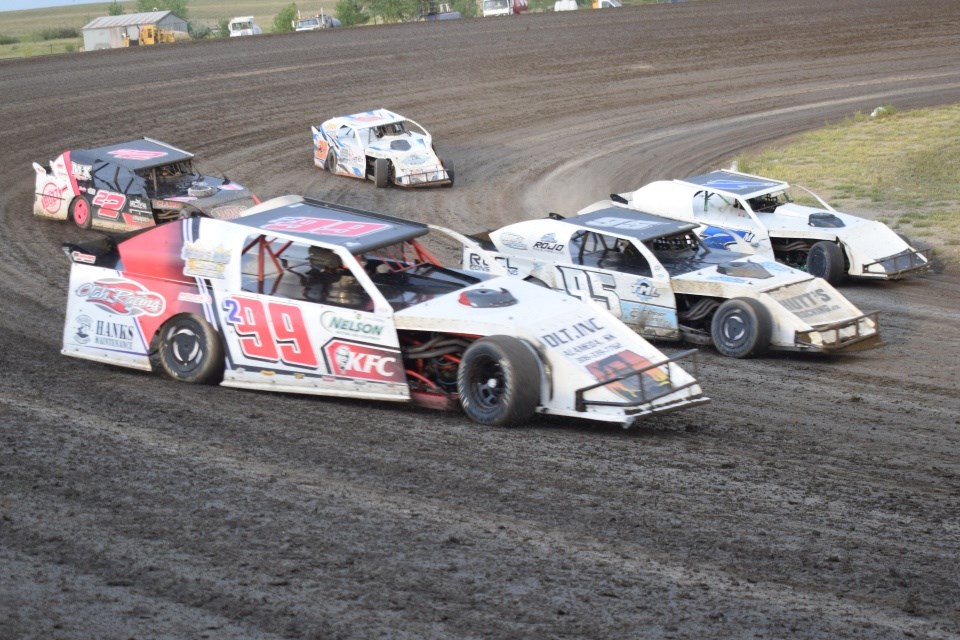 Sport modifieds were part of the program. 