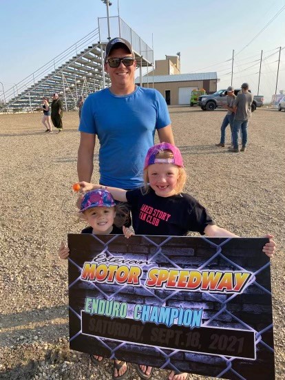 Estevan Motor Speedway Enduro winner