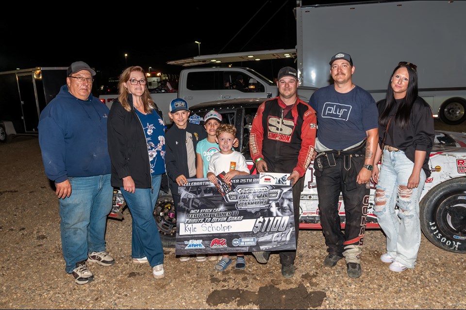 Kyle Scholpp won the stock car feature.