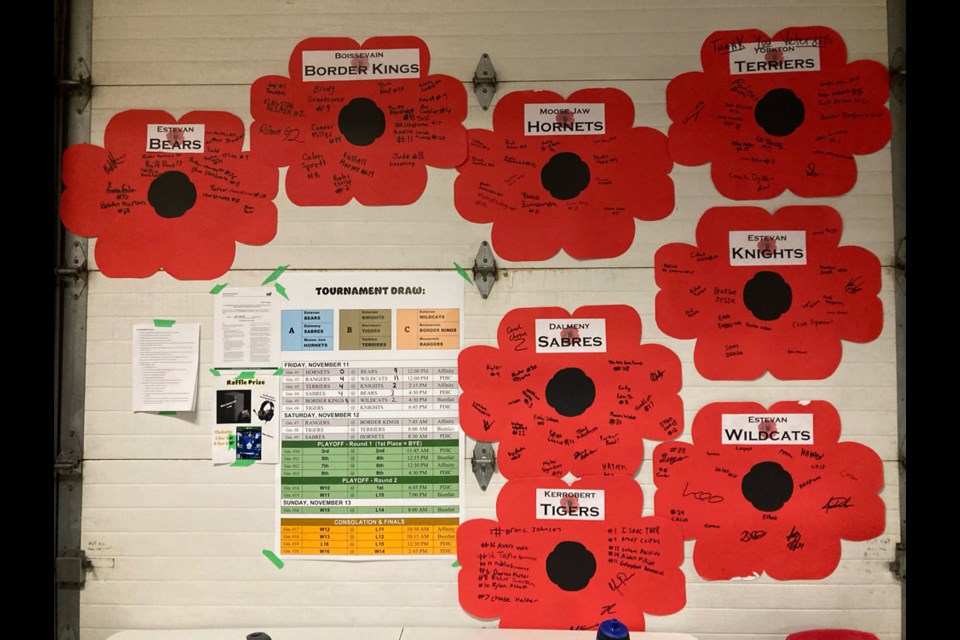 The participating teams were eager to be part of Poppies for a Purpose.