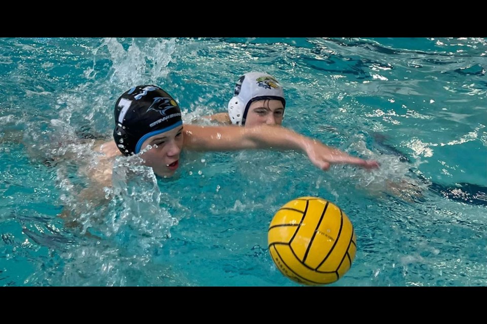The Estevan Sharks water polo club hosted a tournament in Estevan.