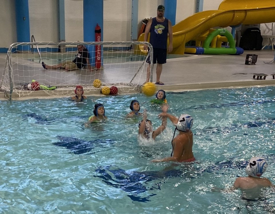 Estevan Sharks water polo tryout