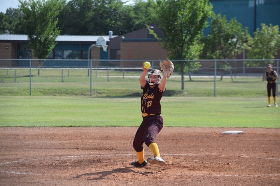 Hadley Gerle of the U17 Sun Devils pitches during a game Saturday. 