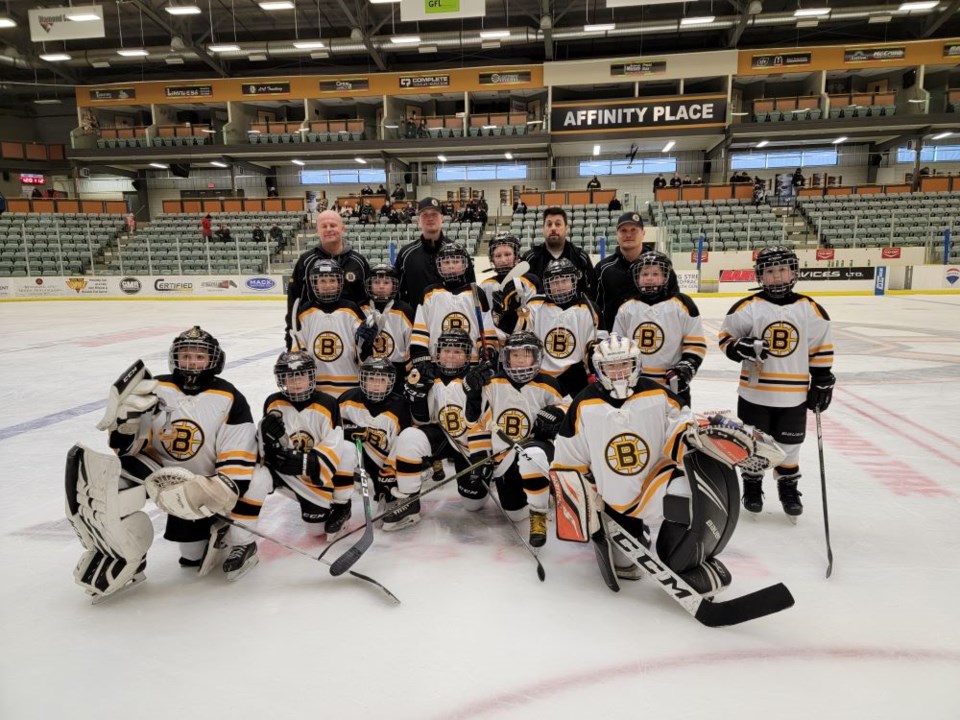 Estevan U11 Bruins tournament pic