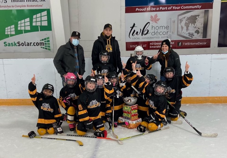 Estevan U9 female Bearcats