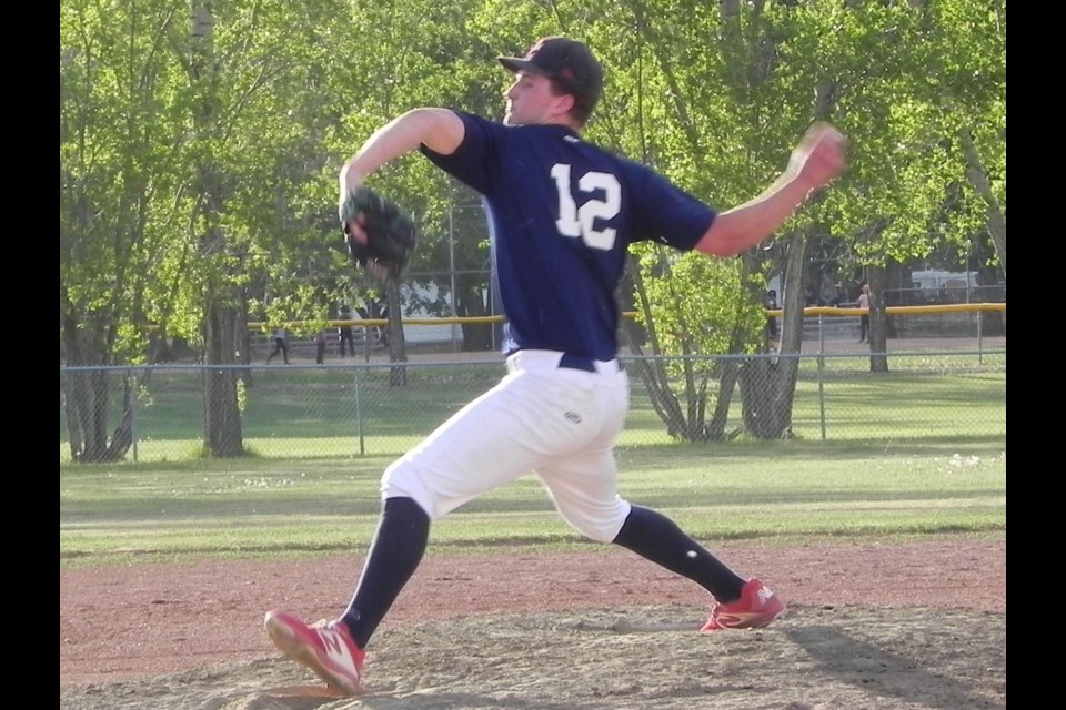 Pitching power provided by Unity Junior Cardinal's Garin Scherr helped secure the wild card win, advancing the team to quarter-finals of the NSRBL league playoffs.           
