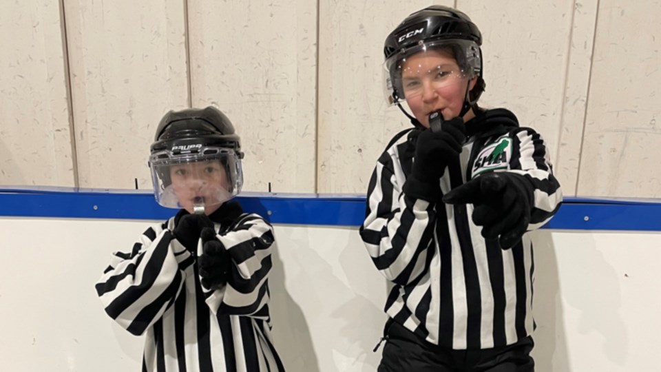 grayson-vecchio-and-aubrie-johnson-officials