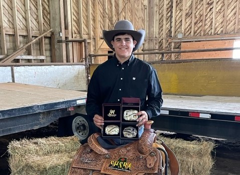 Hayden Bigney continues to thrive in rodeo. 