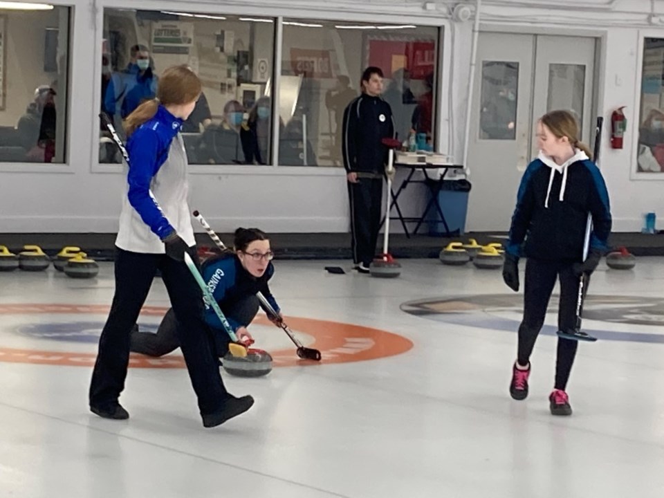 High school curling playdowns Estevan