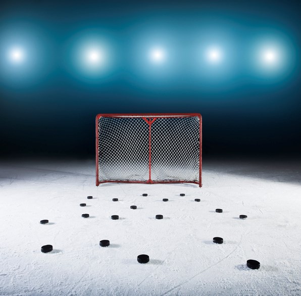 Hockey net Getty