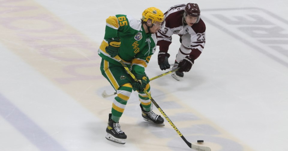 Humboldt Broncos vs Flin Flon G2 Reilly Mckinnon 2021-22