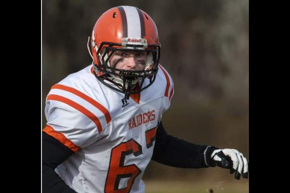 Joey Palagian of Canora is a key member of the Yorkton Raiders football team, and has made the U18 Team Sask football team after grueling tryouts involving approximately 200 other players from across the province.