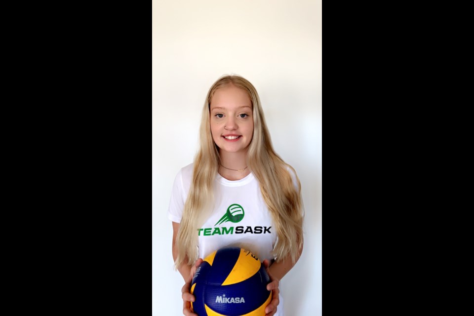 Katelyn Dahl of Arcola along with other players punched their ticket for the team, which boasts the top 20 players in their age group in Saskatchewan.