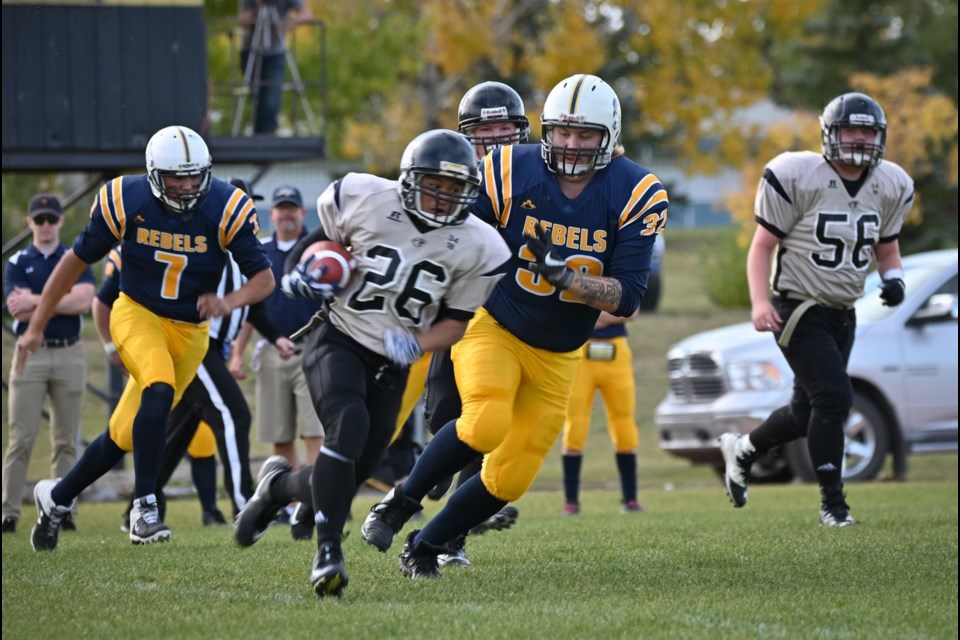 Kerrobert Rebels defeat the Kindersley Kobras on Sept. 24.