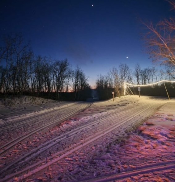 The trails were lit, the weather was near-ideal and the skiers came out for the Lamplighter Loppet at Good Spirit Provincial Park on Feb. 11.