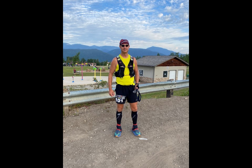 Lloyd Sehn of Estevan was among the contestants in the Death Race in Grande Cache, Alta., recently. 