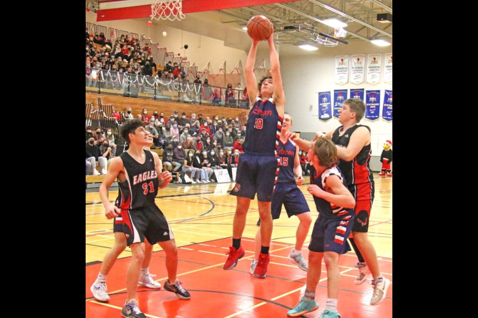 The Weyburn Comp Eagles senior boys faced off against the Estevan Elecs in 2022 in Weyburn.