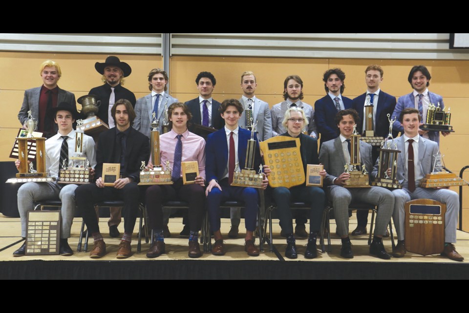 There were 20 individual awards presented to the players of the Melfort Mustangs as the team took a pause to hold a banquet and celebrate the season so far.
