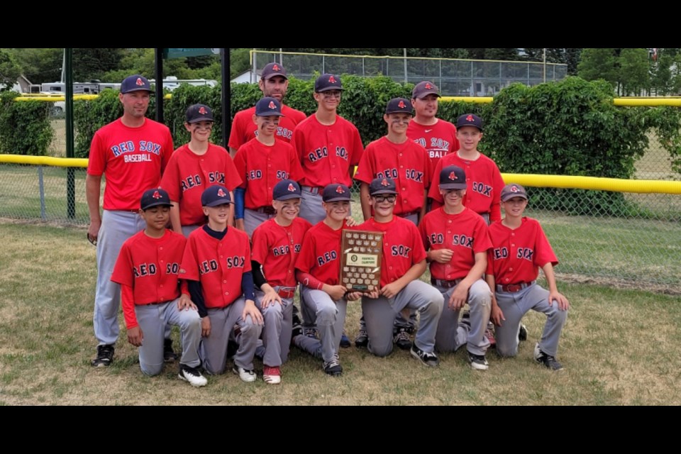 The Muenster 13U Tier 1 Red Sox won the provincial title at home with a 4-0 victory over the Prince Albert Royals.