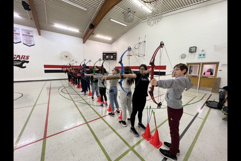 Thanks to financial support totalling $8,000, these archers at Canora Composite School, and those involved in NASP (National Archery in the Schools Program) at Canora Junior Elementary School will be able to continue to develop their skills.

