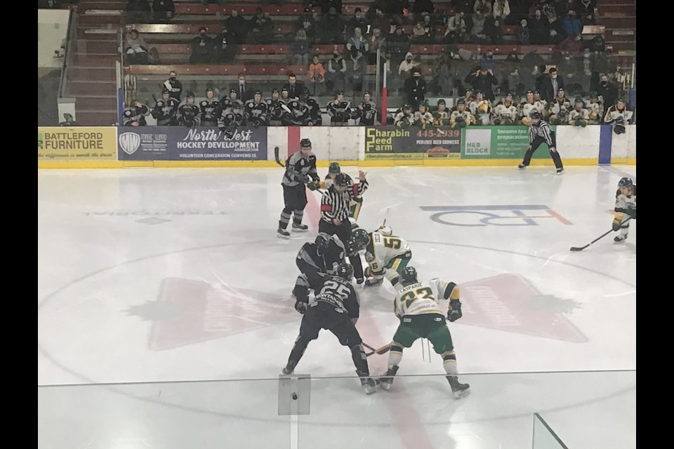 The Battlefords and Humboldt face off Saturday night in North Battleford.