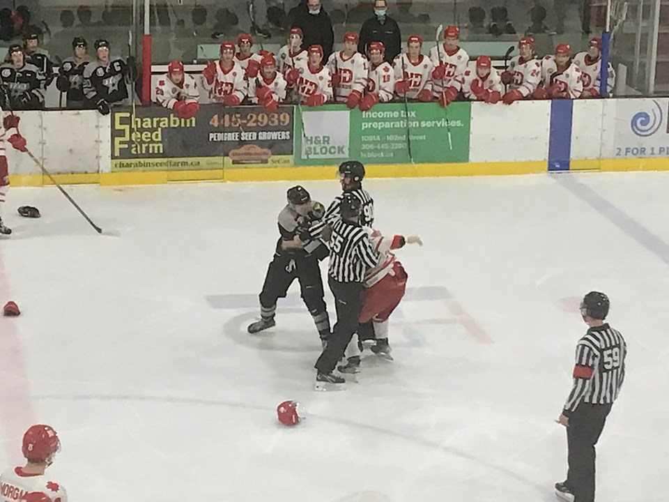 North Stars Hounds fight 