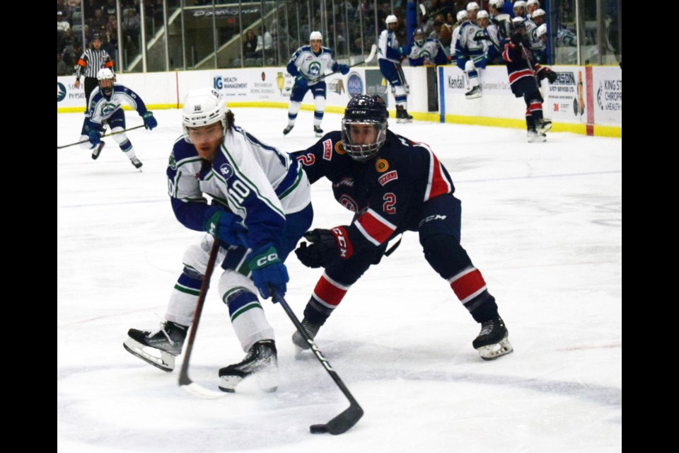 The Regina Pats faced the Swift Current Broncos in a WHL preseason game Tuesday night in Estevan. 