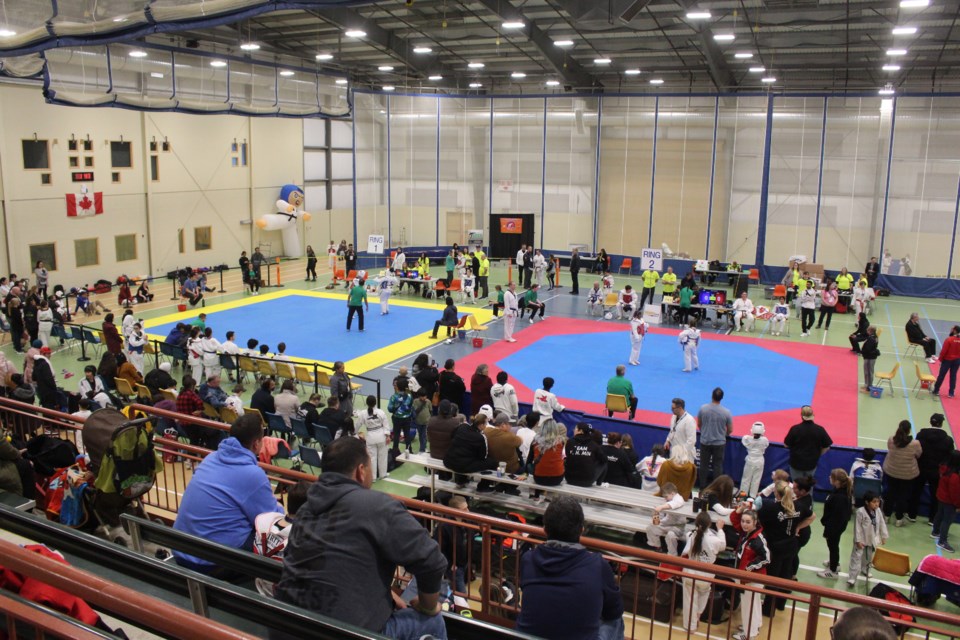 The 26th Annual Prairie Fire Taekwondo Challenge took place April 20 at the Gallagher Centre's Flexihall.