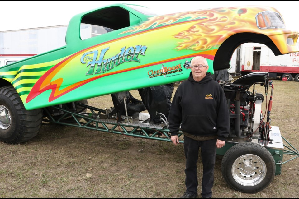 Adrian Hunter and his pulling truck.