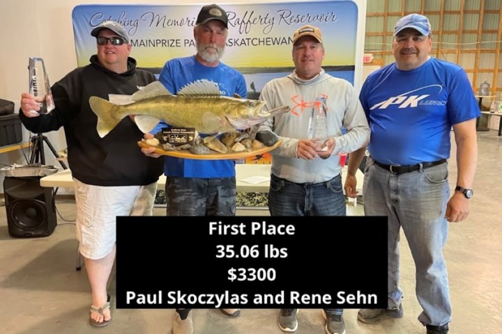 Anglers flock to Rafferty Dam for two-day fishing derby