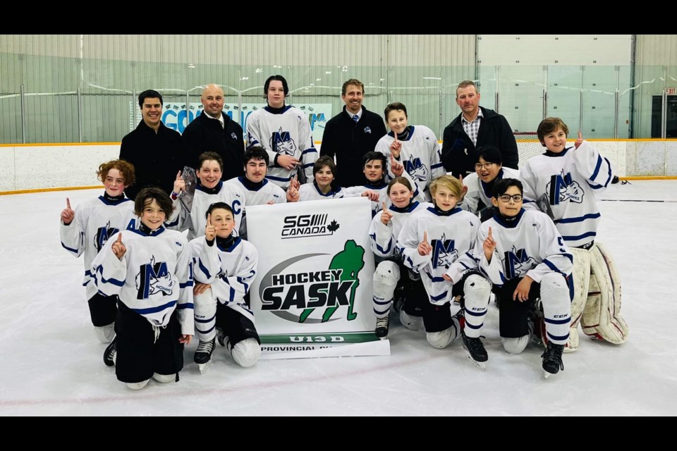 Back row - Stephen Lowe, Cody Heffner, Cayden Schneider, Joey Degenstien, Preston Volk, Kyle Stang, Walker Dewald
Middle row: Drayden Armstrong, Kaleb Veller, Colby Hynes, Nate Stang, Darian Lowe, David Cha. Front row - Brody Legge, Bently Heffner, Chloe Dean, Cooper Degenstien and Dario Valera.