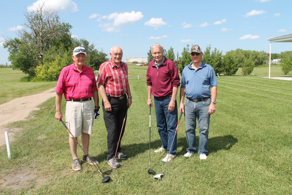 Redvers Golf Course foursome