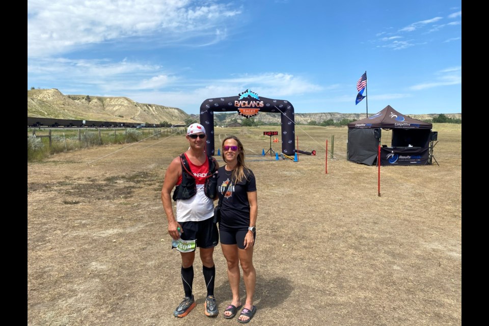 Roanna and Lloyd Sehn recently competed at the Maah Daah Hey Trail Race in North Dakota as they continue to prepare for a global competition. 