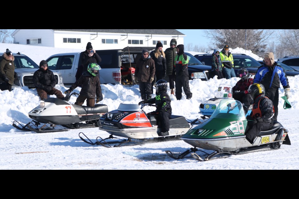 Everything from Ski-Doos to Skiroule sleds were out Saturday in Saltcoats.