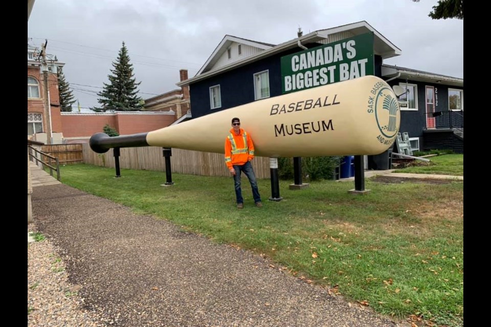 Sask. Baseball Hall of Fame is home to world's largest bat.