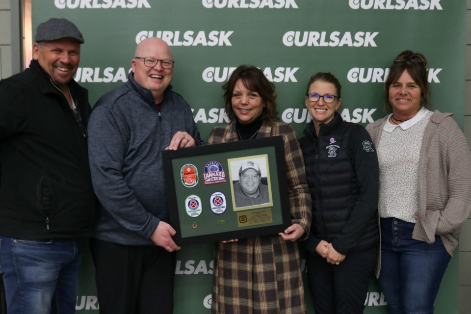 Rob Greensides was honoured and inducted into Curl Sask. Legend of Curling Hall of Fame, in the Builders Category for his work in Assiniboia Curling Club