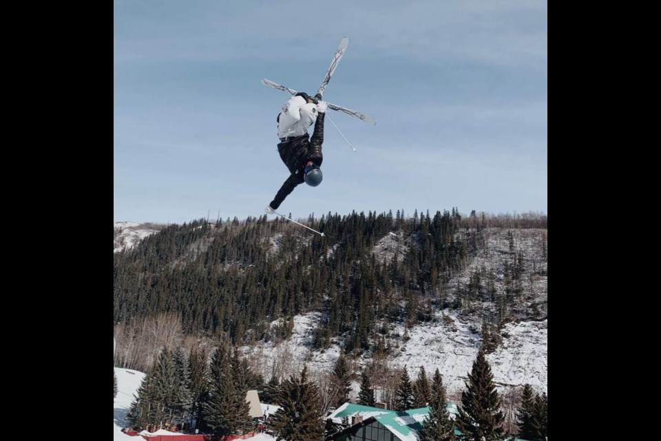 Sawyer Day in training for the Canada Winter Games.