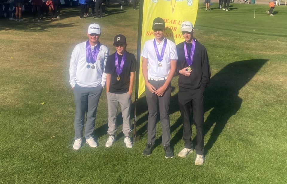 SHSAA Golf provincials boys' champions