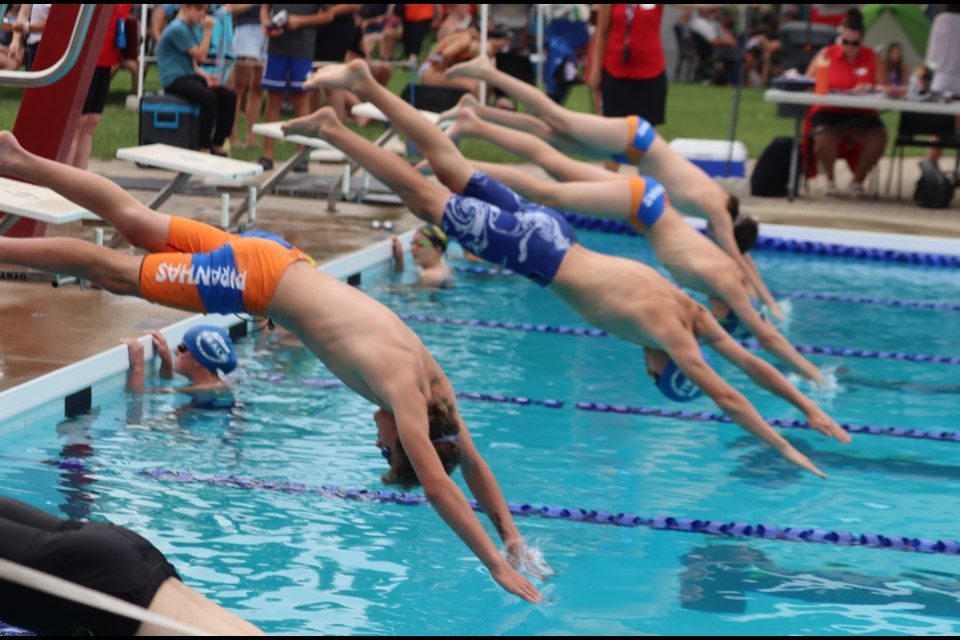 The Weyburn Silver Seals held their annual invitational swim meet on July 12 with 54 Weyburn athletes participating.