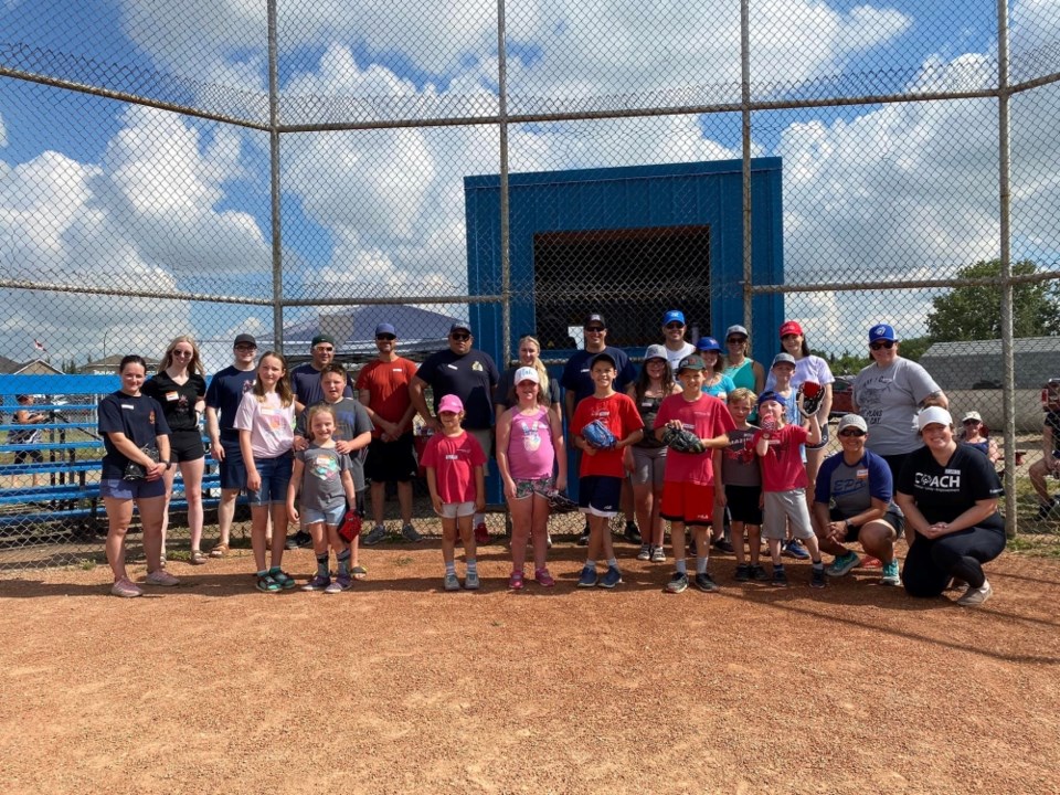 Special Olympics Estevan softball 2022