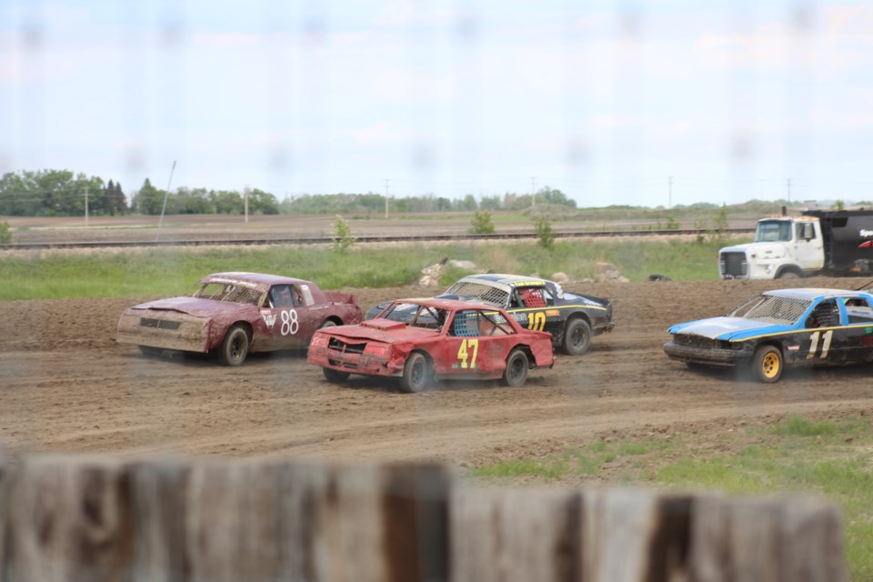 Motors were roaring and tires were spinning as racers took to the track on the sunny Sunday afternoon.