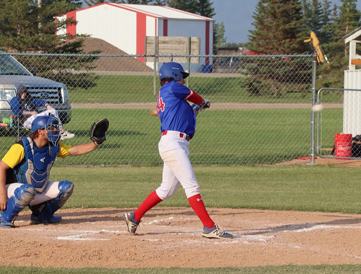 The Supers offense was led by Braden Kitchen of Yorkton with three runs batted in against the Pirates, including a two-run walk-off single to win the game in the bottom of the seventh inning.