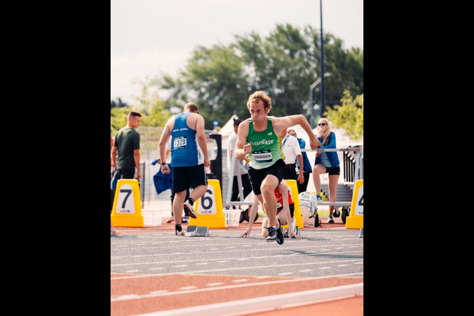 Bradyn Giraudier (24) from Assiniboia won silver.