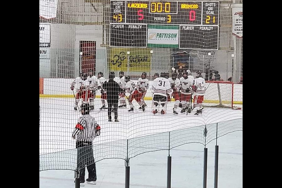 Unity's U15 Lazers continue to dominate provincial playoffs and are now headed to the provincial northern final.