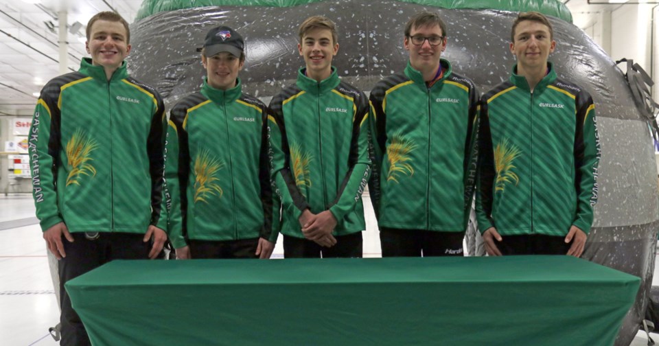 U18 Curling Provincials Humboldt 2021 Team Heistad