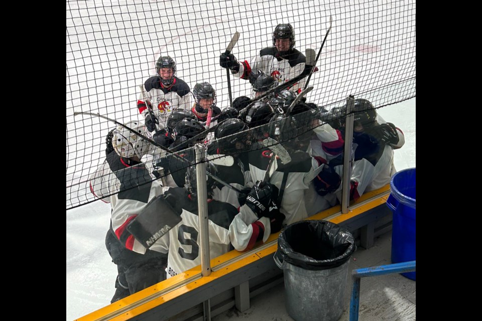The U18 Canora Cobras celebrated a 4-3 overtime victory versus the favoured Melville Millionaires in Game 1 of their first-round playoff series in Canora on Feb. 12. 