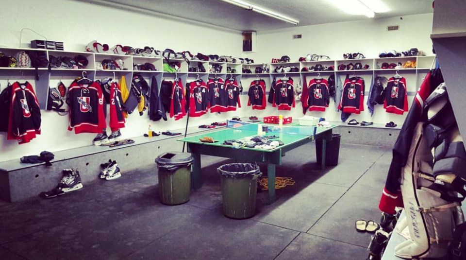 unity miners locker room